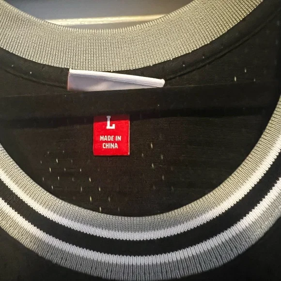 Mitchell & Ness Black and Gray Spurs Jersey - Picture 2 of 4